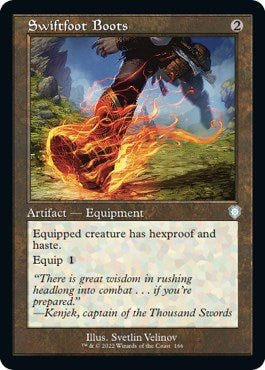 Swiftfoot Boots (Retro Frame) – Commander: The Brothers' War (Magic: The Gathering)