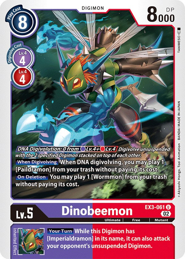 Dinobeemon – Draconic Roar (Digimon Card Game)