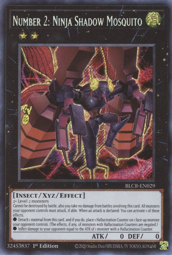 Number 2: Ninja Shadow Mosquito – Battles of Legend: Crystal Revenge (YuGiOh)