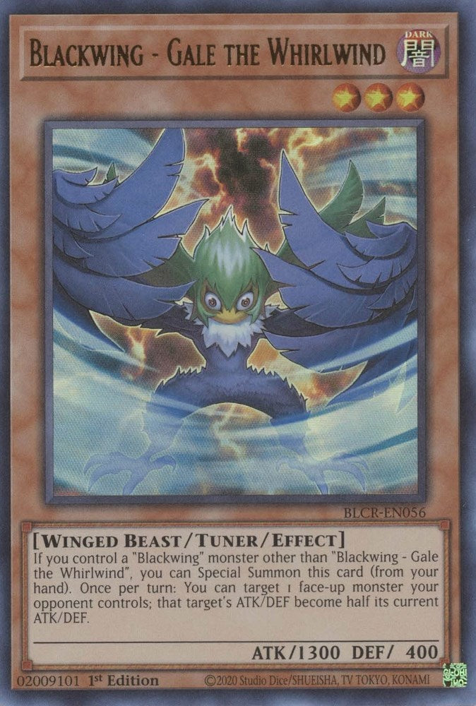 Blackwing - Gale the Whirlwind – Battles of Legend: Crystal Revenge (YuGiOh)