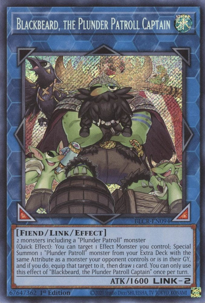 Blackbeard, the Plunder Patroll Captain – Battles of Legend: Crystal Revenge (YuGiOh)