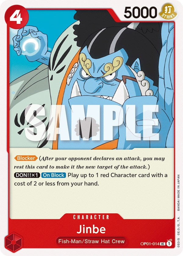 Jinbe (014) – Romance Dawn (One Piece Card Game)