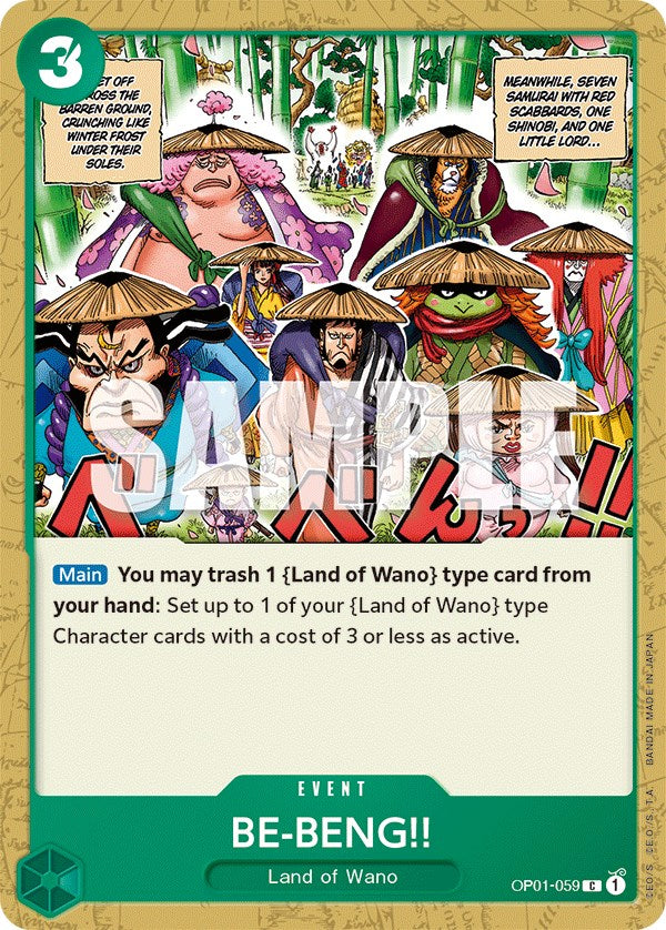 BE-BENG!! – Romance Dawn (One Piece Card Game)