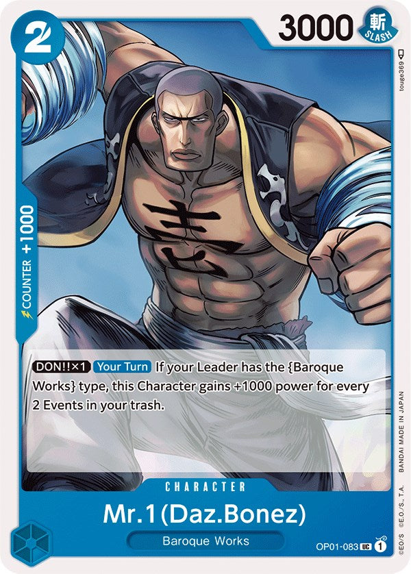 Mr.1 (Daz.Bonez) – Romance Dawn (One Piece Card Game)