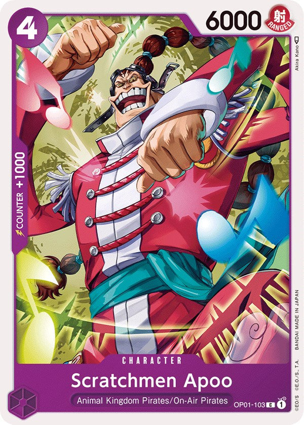 Scratchmen Apoo – Romance Dawn (One Piece Card Game)