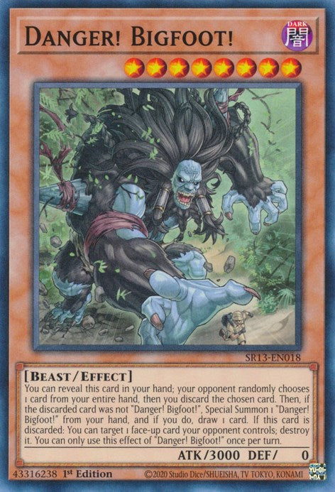 Danger! Bigfoot! – Structure Deck: Dark World (YuGiOh)