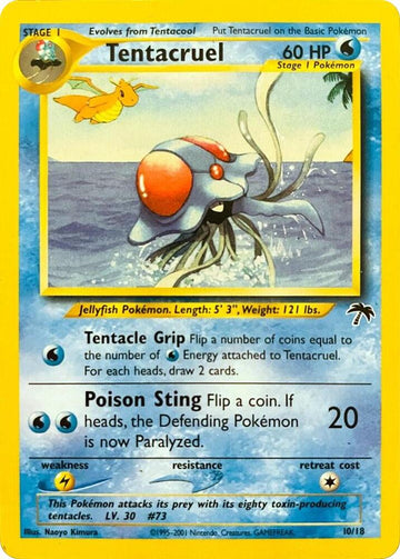 Tentacruel - Southern Islands #10/18 - Lightly Played