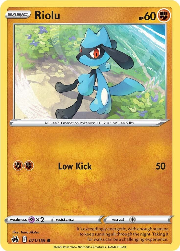 Riolu – SWSH: Crown Zenith (Pokemon)