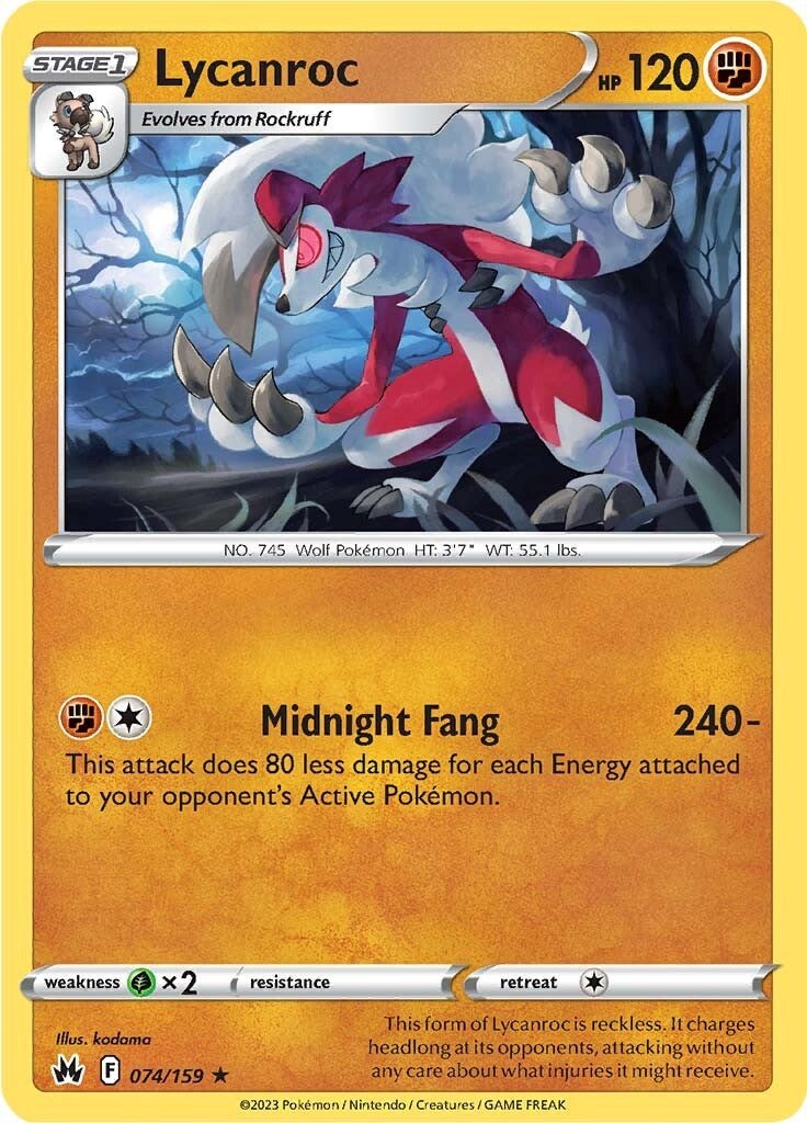 Lycanroc – SWSH: Crown Zenith (Pokemon)