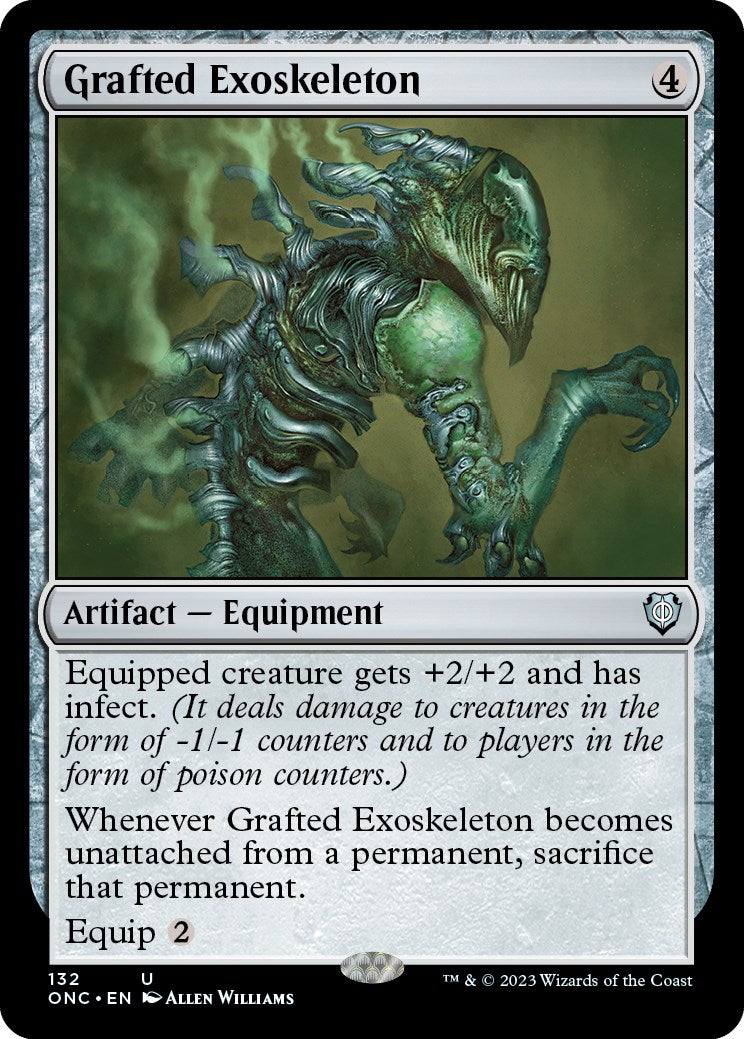 Grafted Exoskeleton – Commander: Phyrexia: All Will Be One (Magic: The Gathering)