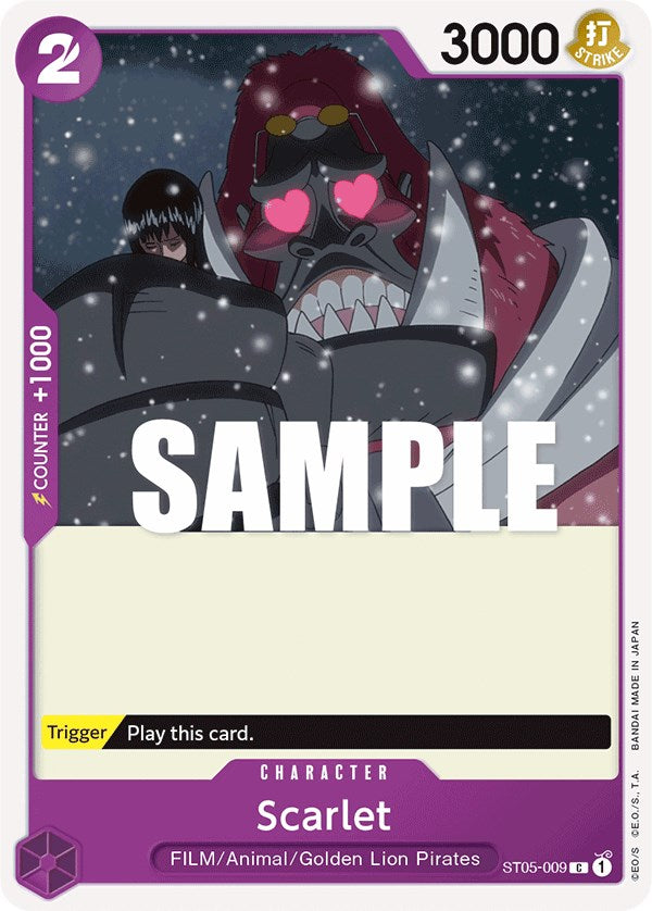 Scarlet – ST-05: Starter Deck 5 Film Edition (One Piece Card Game)