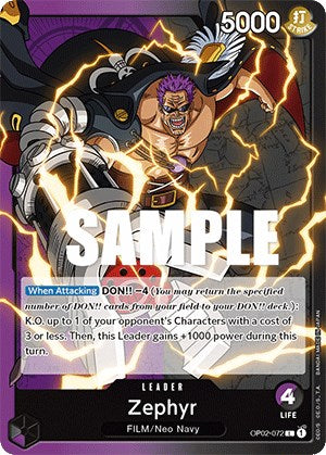 Zephyr – Paramount War (One Piece Card Game)
