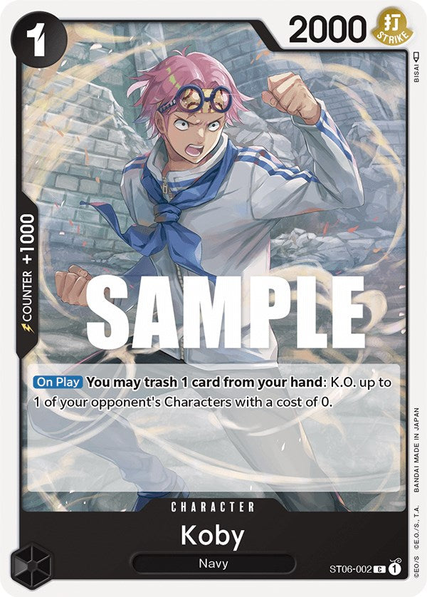 Koby – ST-06: Starter Deck 6 Absolute Justice (One Piece Card Game)