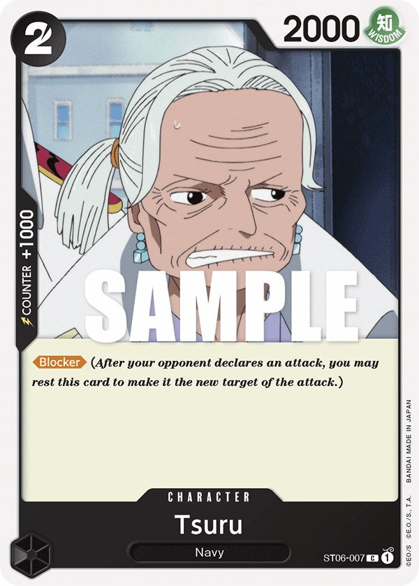 Tsuru – ST-06: Starter Deck 6 Absolute Justice (One Piece Card Game)