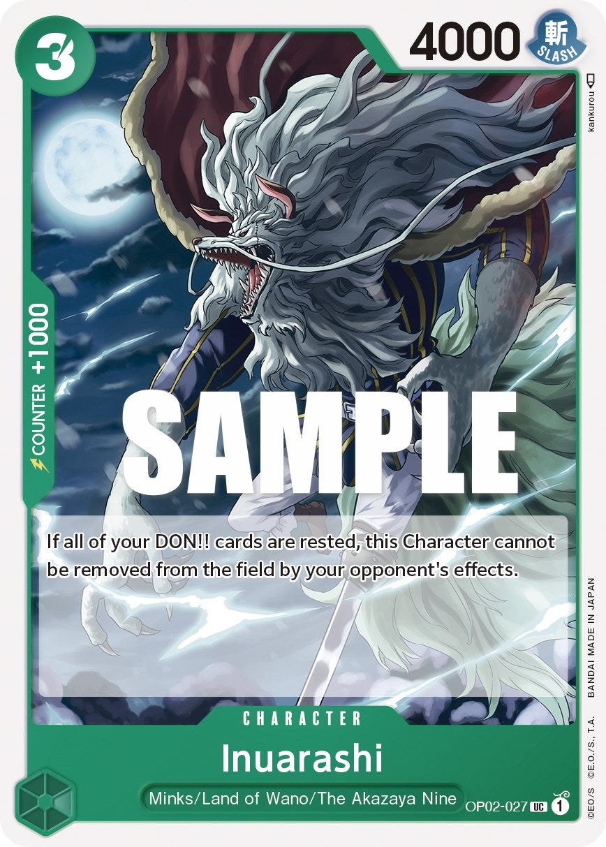 Inuarashi – Paramount War (One Piece Card Game)