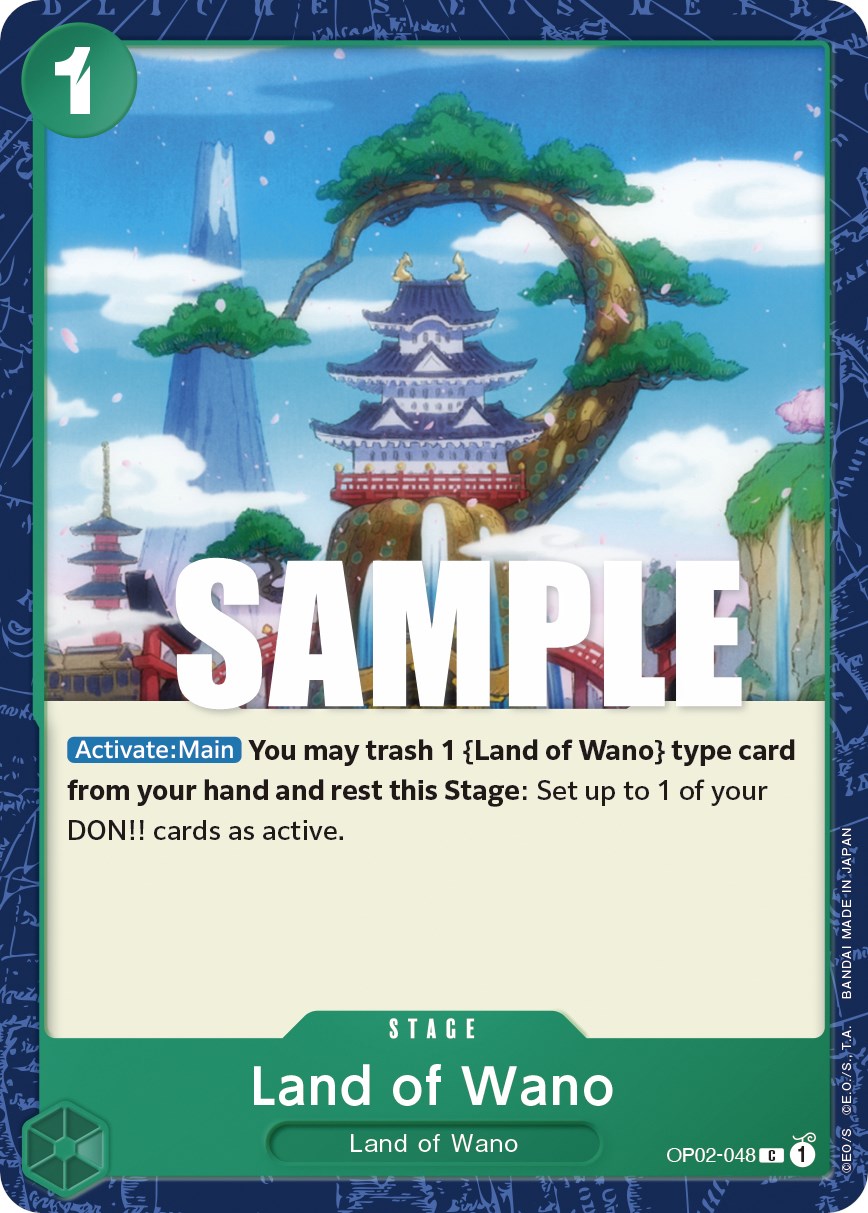 Land of Wano – Paramount War (One Piece Card Game)