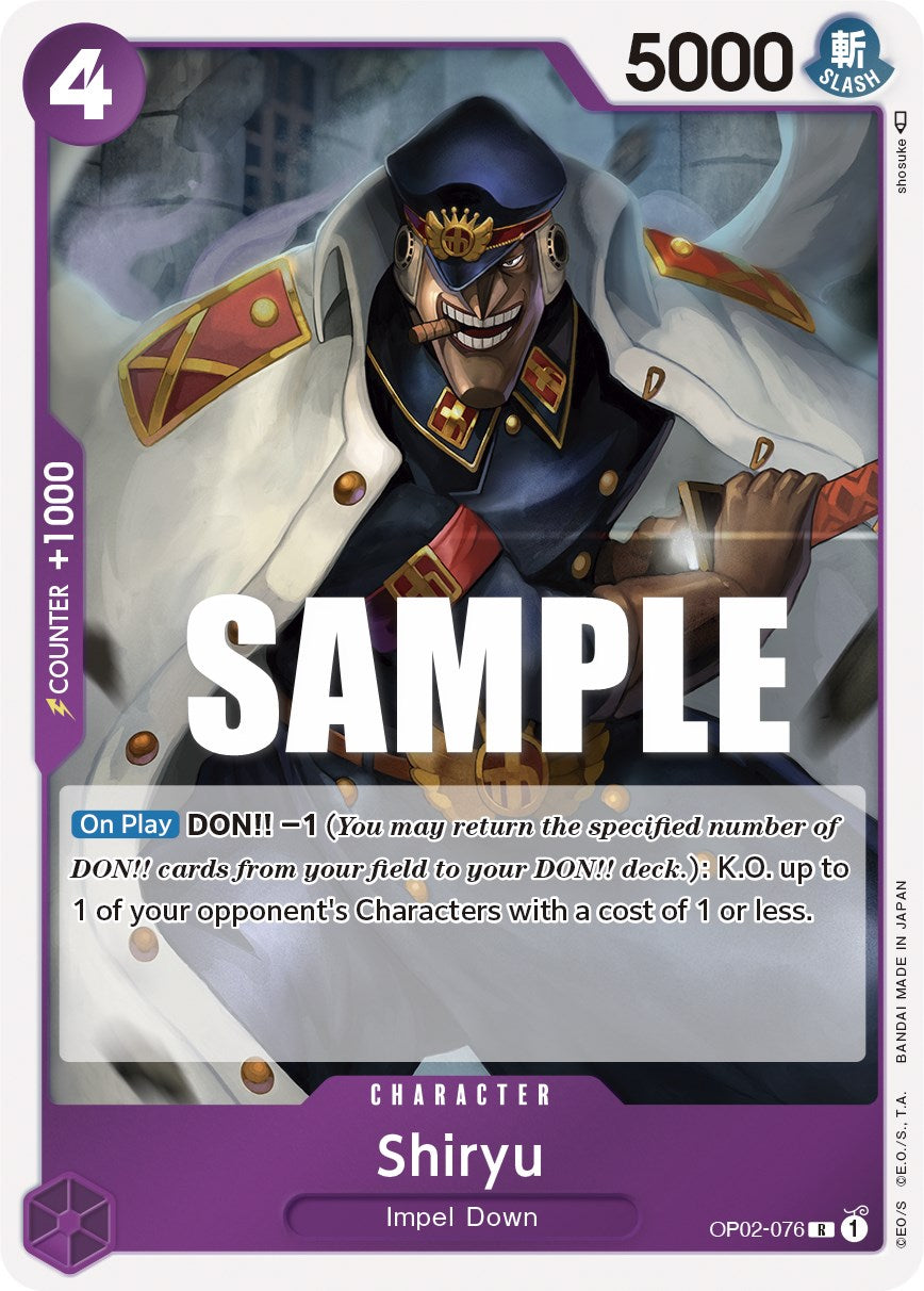 Shiryu – Paramount War (One Piece Card Game)