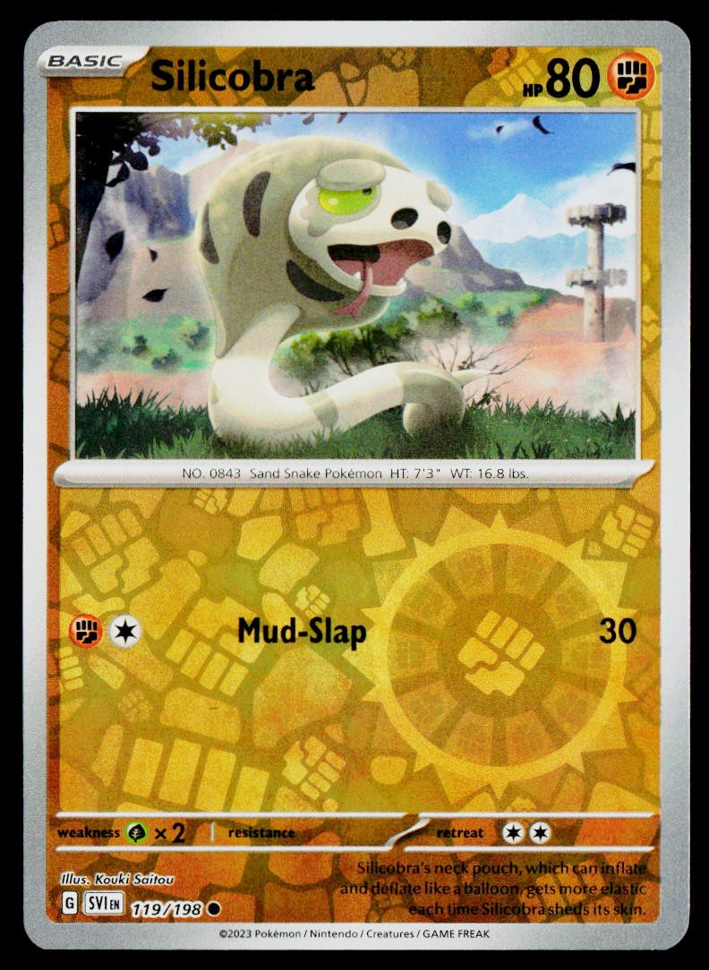 Silicobra – SV01: Scarlet & Violet Base Set (Pokemon)