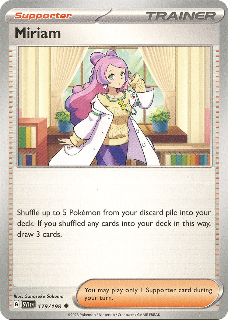 Miriam - 179/198 – SV01: Scarlet & Violet Base Set (Pokemon)