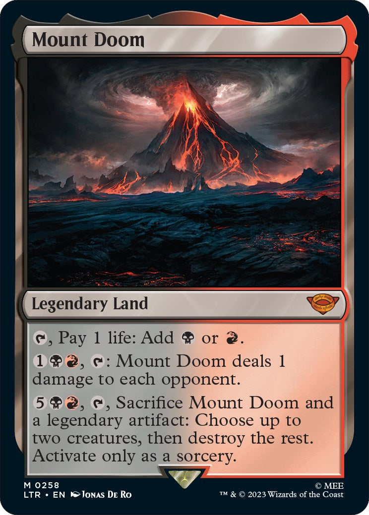 Mount Doom – Universes Beyond: The Lord of the Rings: Tales of Middle-earth (Magic: The Gathering)