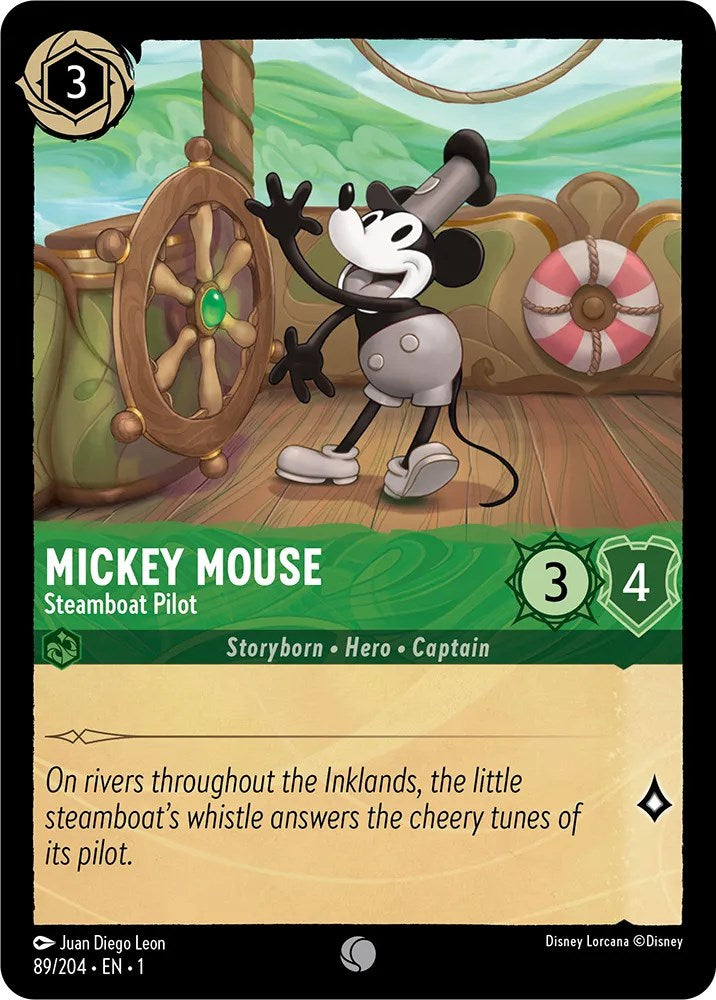 Mickey Mouse - Steamboat Pilot – The First Chapter (Disney Lorcana)
