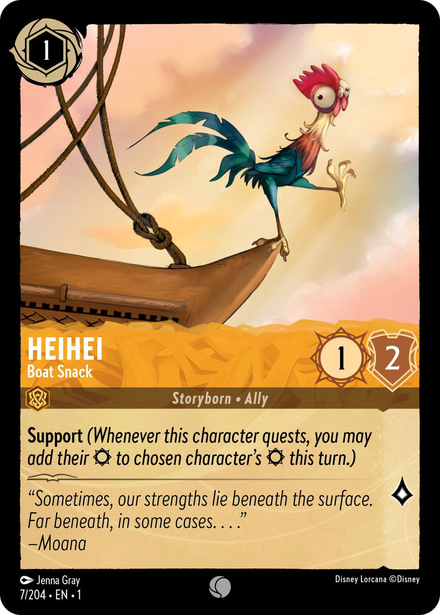 Heihei - Boat Snack – The First Chapter (Disney Lorcana)