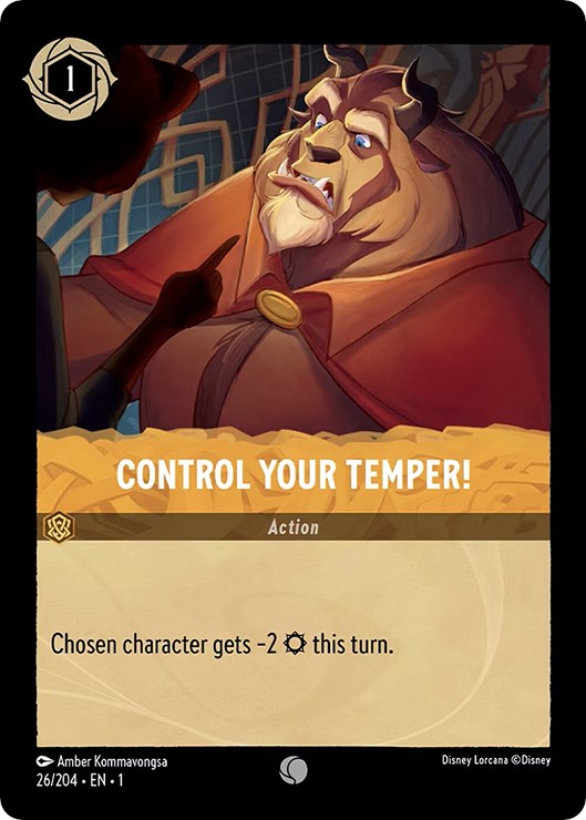 Control Your Temper! – The First Chapter (Disney Lorcana)