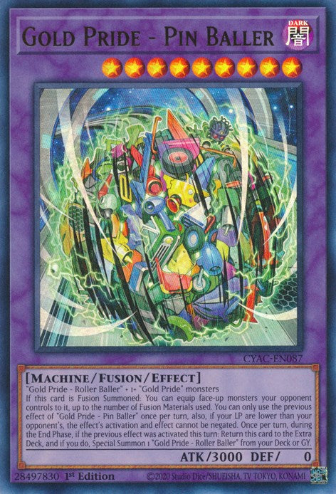 Gold Pride - Pin Baller – Cyberstorm Access (YuGiOh)