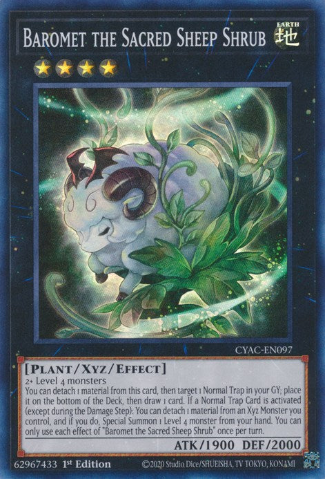 Baromet the Sacred Sheep Shrub – Cyberstorm Access (YuGiOh)