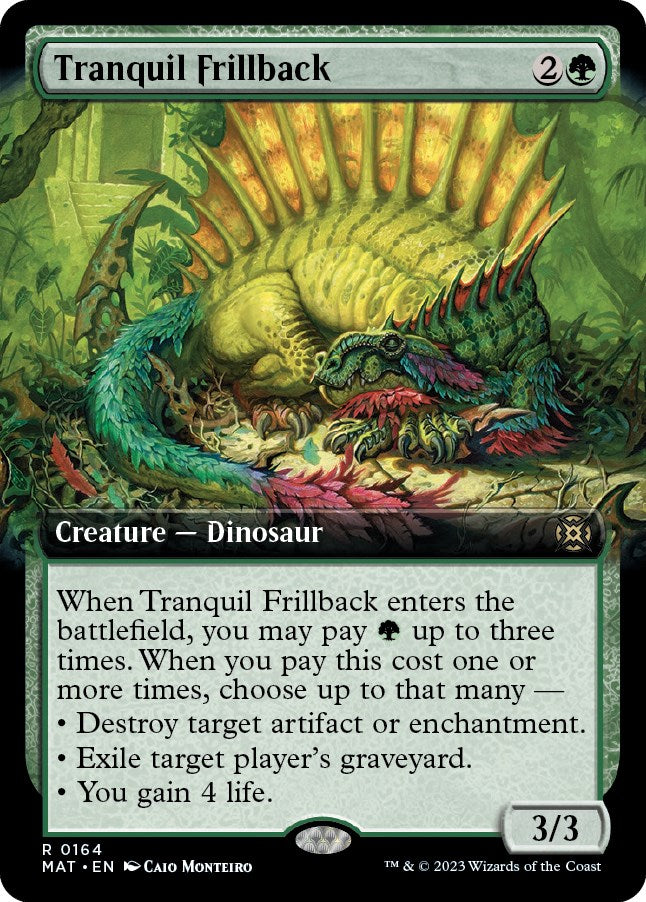 Tranquil Frillback (Extended Art) – March of the Machine: The Aftermath (Magic: The Gathering)