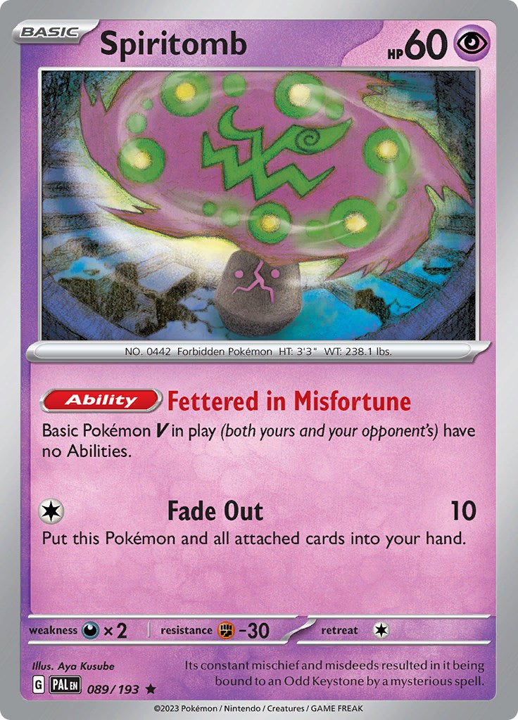 Spiritomb – SV02: Paldea Evolved (Pokemon)