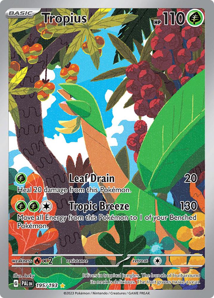 Tropius IR - Paldea Evolved #195/193 - Holofoil - Near Mint