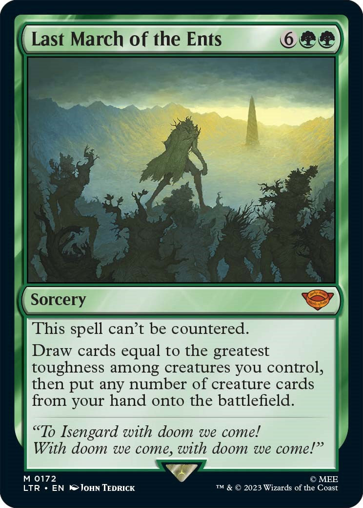 Last March of the Ents – Universes Beyond: The Lord of the Rings: Tales of Middle-earth (Magic: The Gathering)