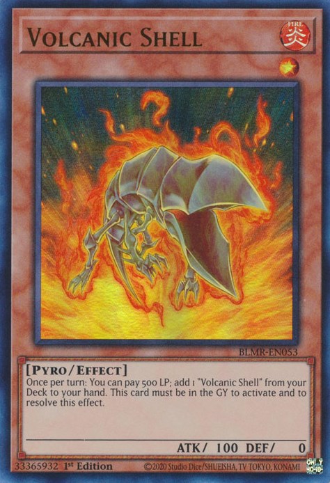 Volcanic Shell – Battles of Legend: Monstrous Revenge (YuGiOh)