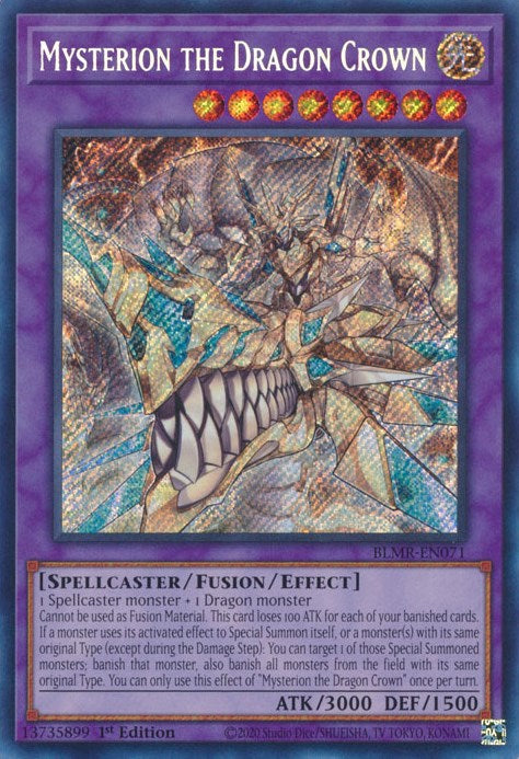 Mysterion the Dragon Crown – Battles of Legend: Monstrous Revenge (YuGiOh)