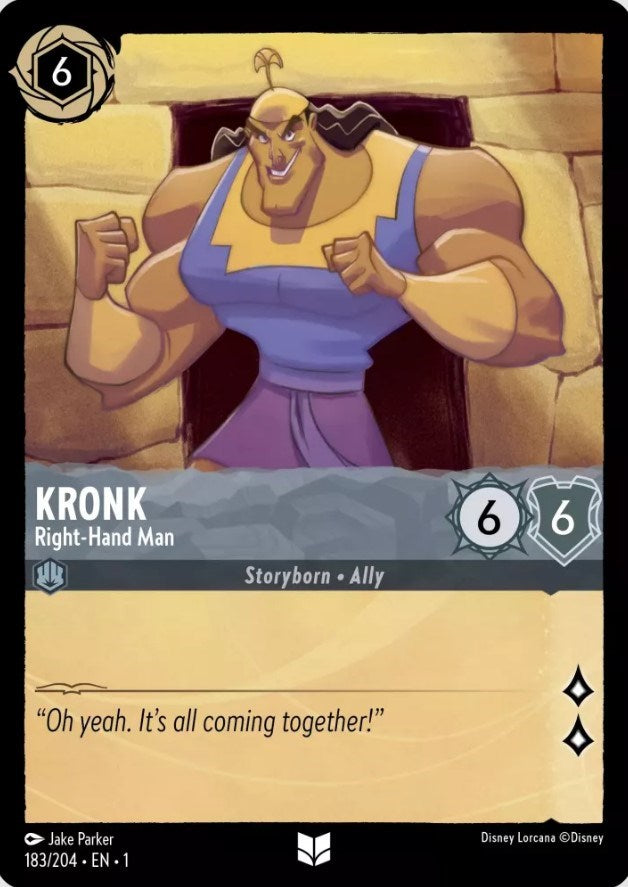 Kronk - Right-Hand Man – The First Chapter (Disney Lorcana)