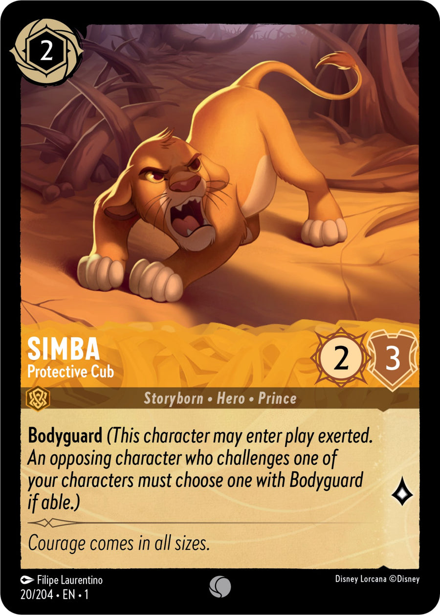 Simba - Protective Cub – The First Chapter (Disney Lorcana)