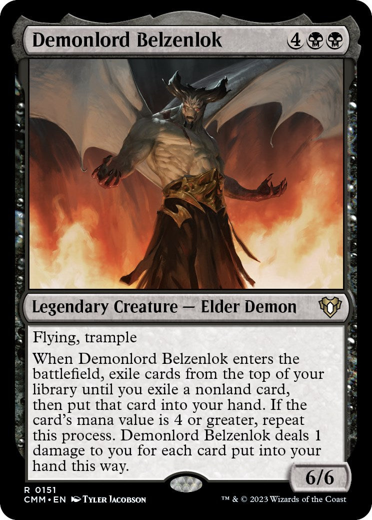 Demonlord Belzenlok – Commander Masters (Magic: The Gathering)