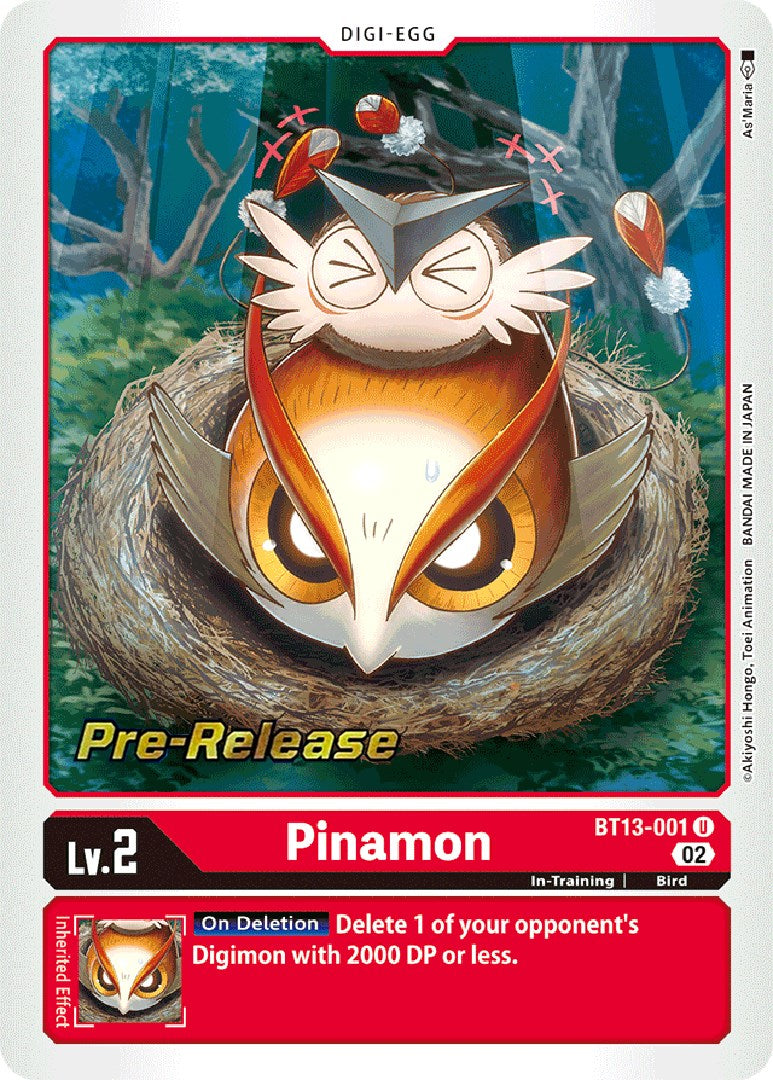 Pinamon – Versus Royal Knights Pre-Release Cards (Digimon Card Game)