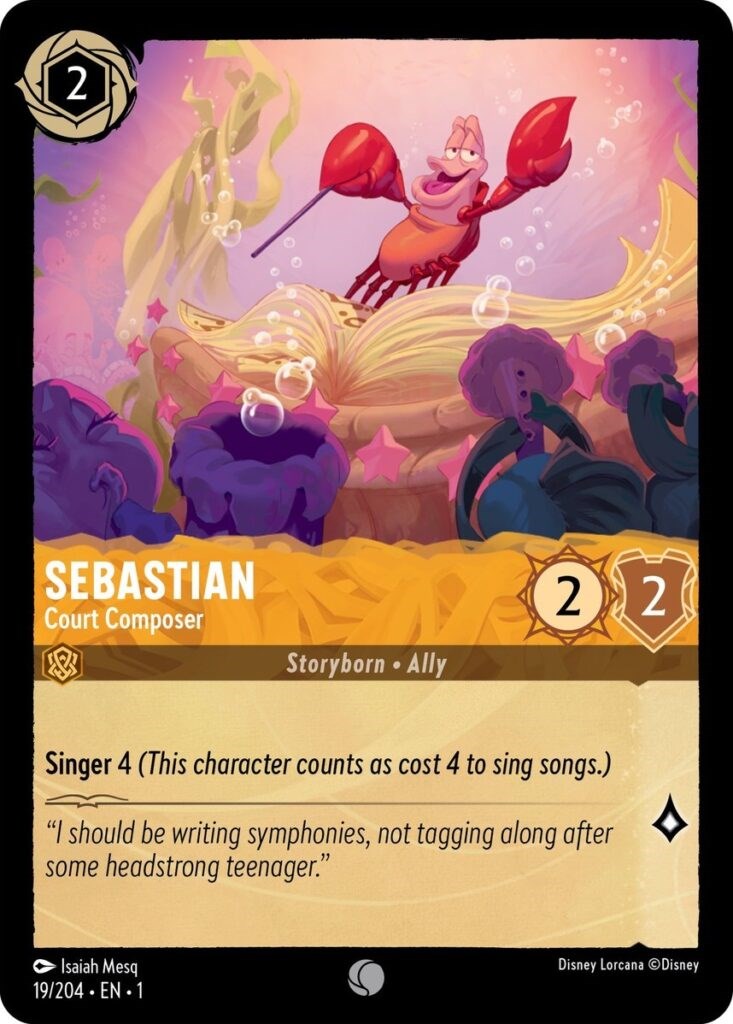 Sebastian - Court Composer – The First Chapter (Disney Lorcana)