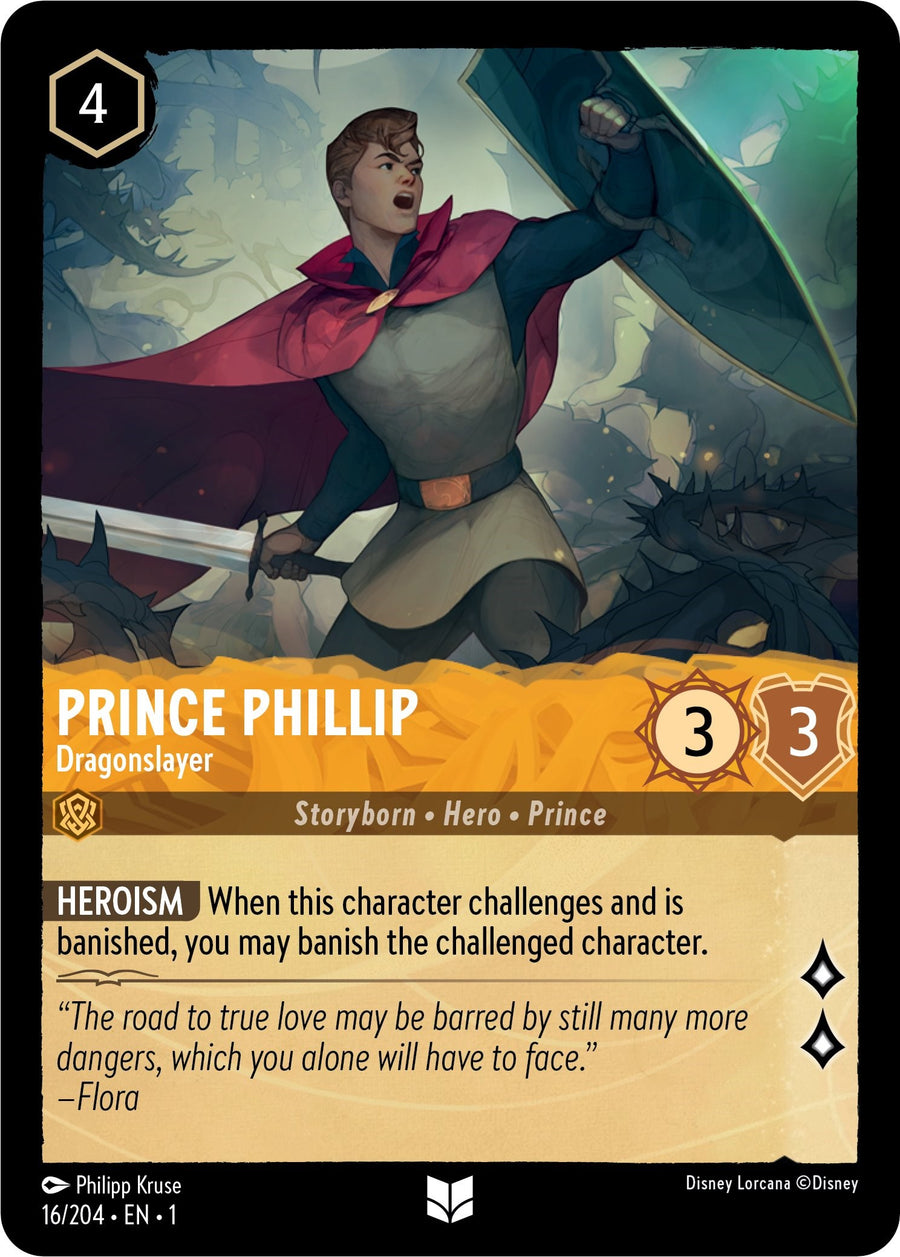 Prince Phillip - Dragonslayer – The First Chapter (Disney Lorcana)
