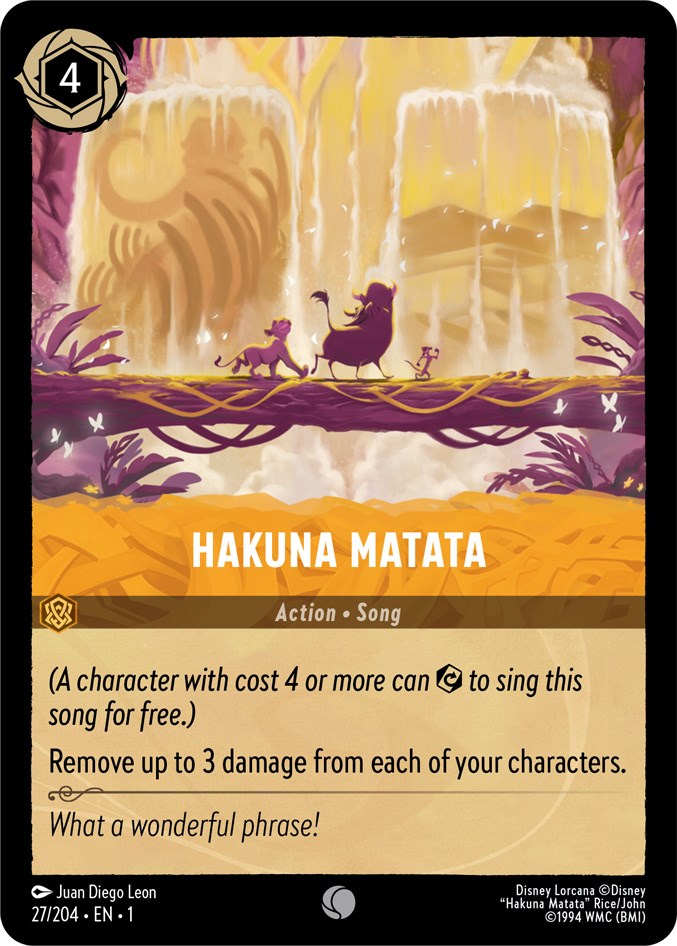 Hakuna Matata – The First Chapter (Disney Lorcana)