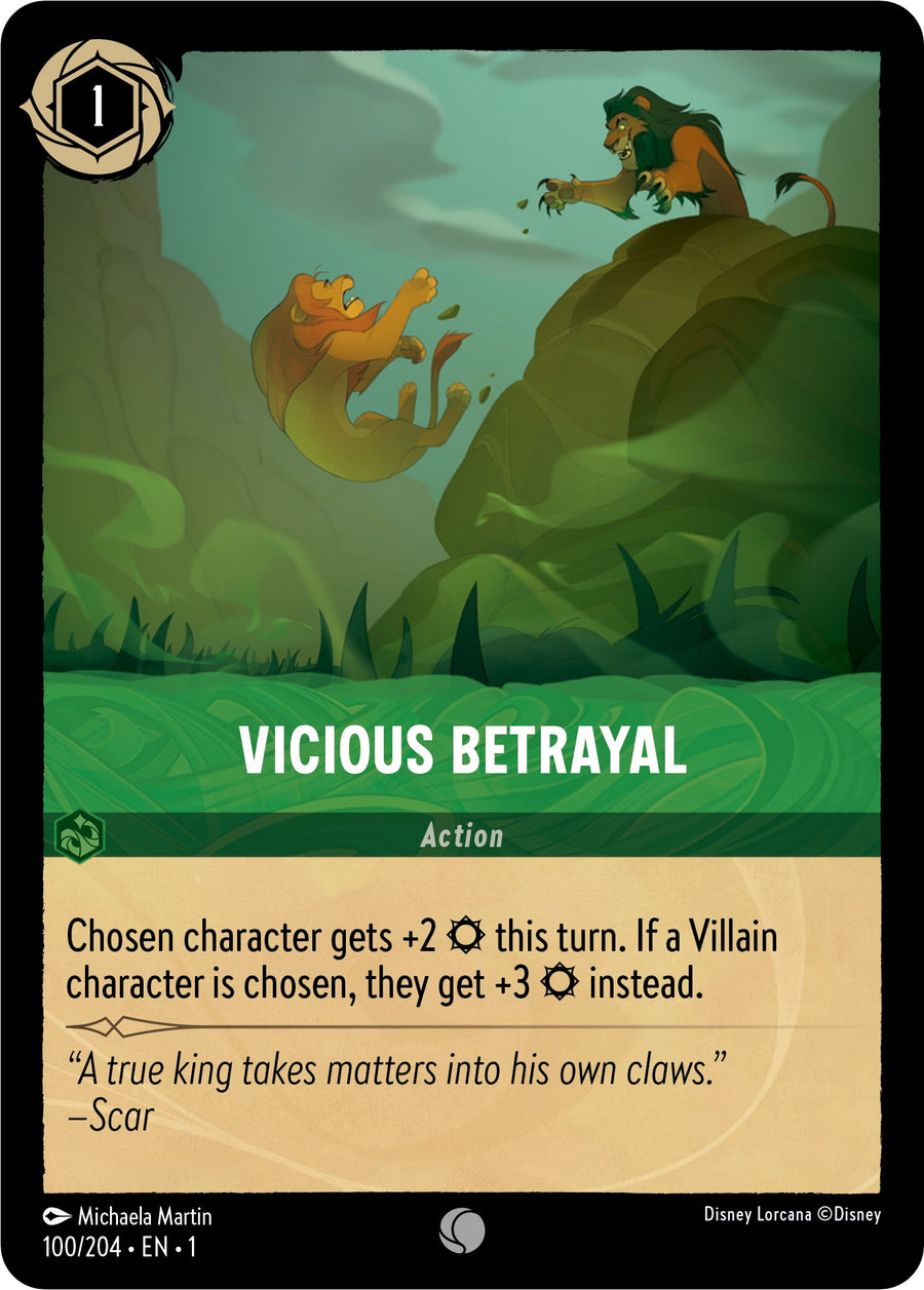 Vicious Betrayal – The First Chapter (Disney Lorcana)