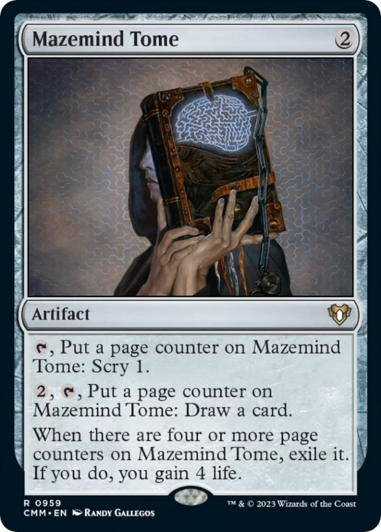 Mazemind Tome – Commander Masters (Magic: The Gathering)