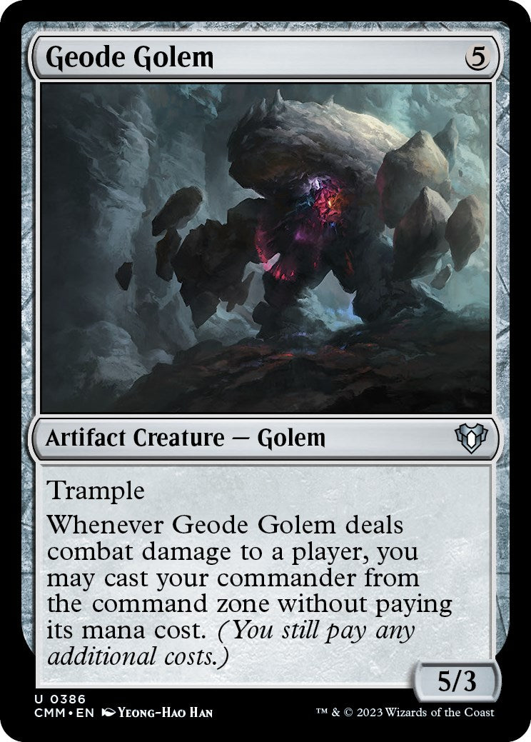 Geode Golem – Commander Masters (Magic: The Gathering)