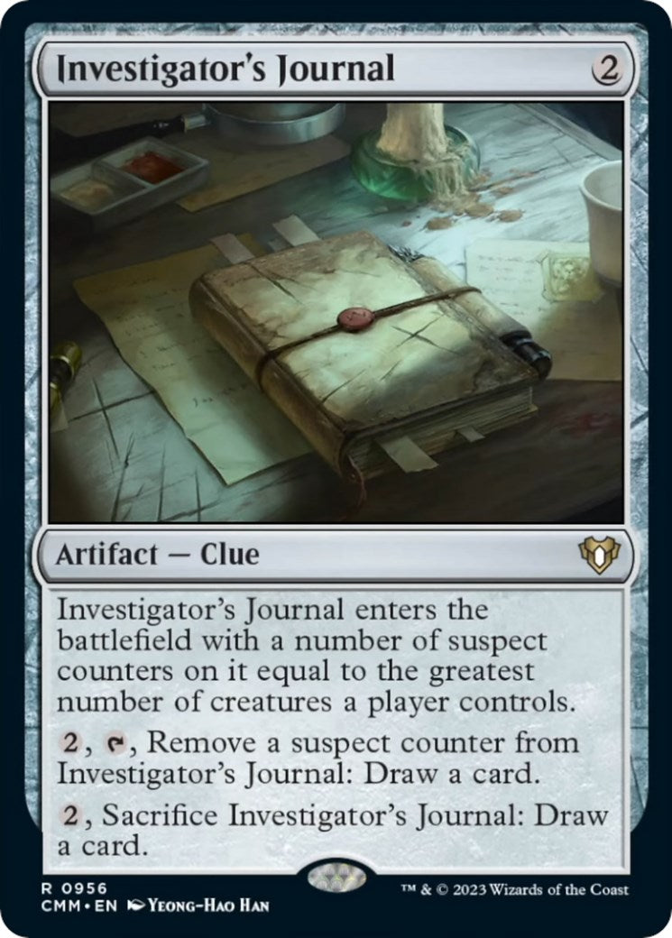 Investigator's Journal – Commander Masters (Magic: The Gathering)