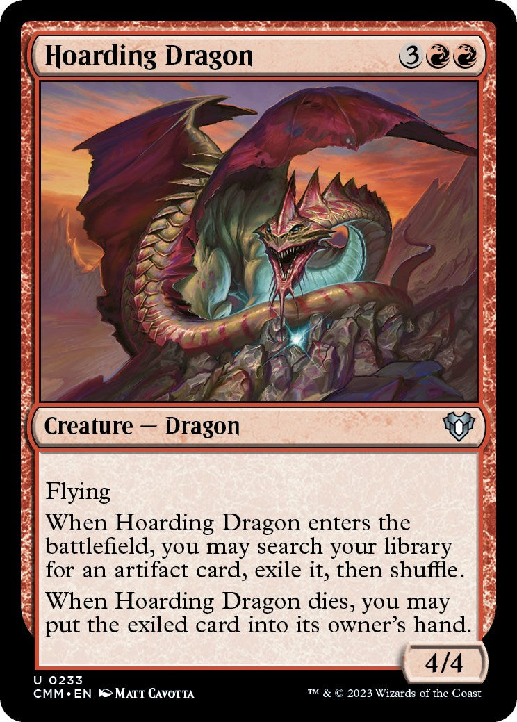 Hoarding Dragon – Commander Masters (Magic: The Gathering)