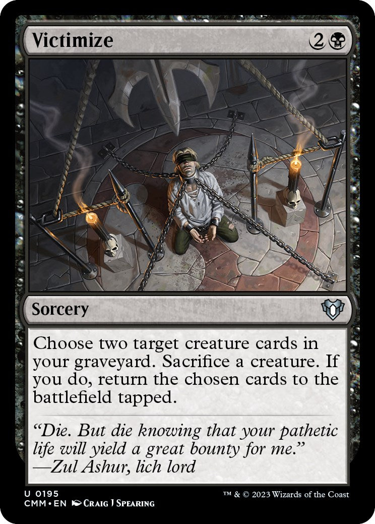 Victimize – Commander Masters (Magic: The Gathering)