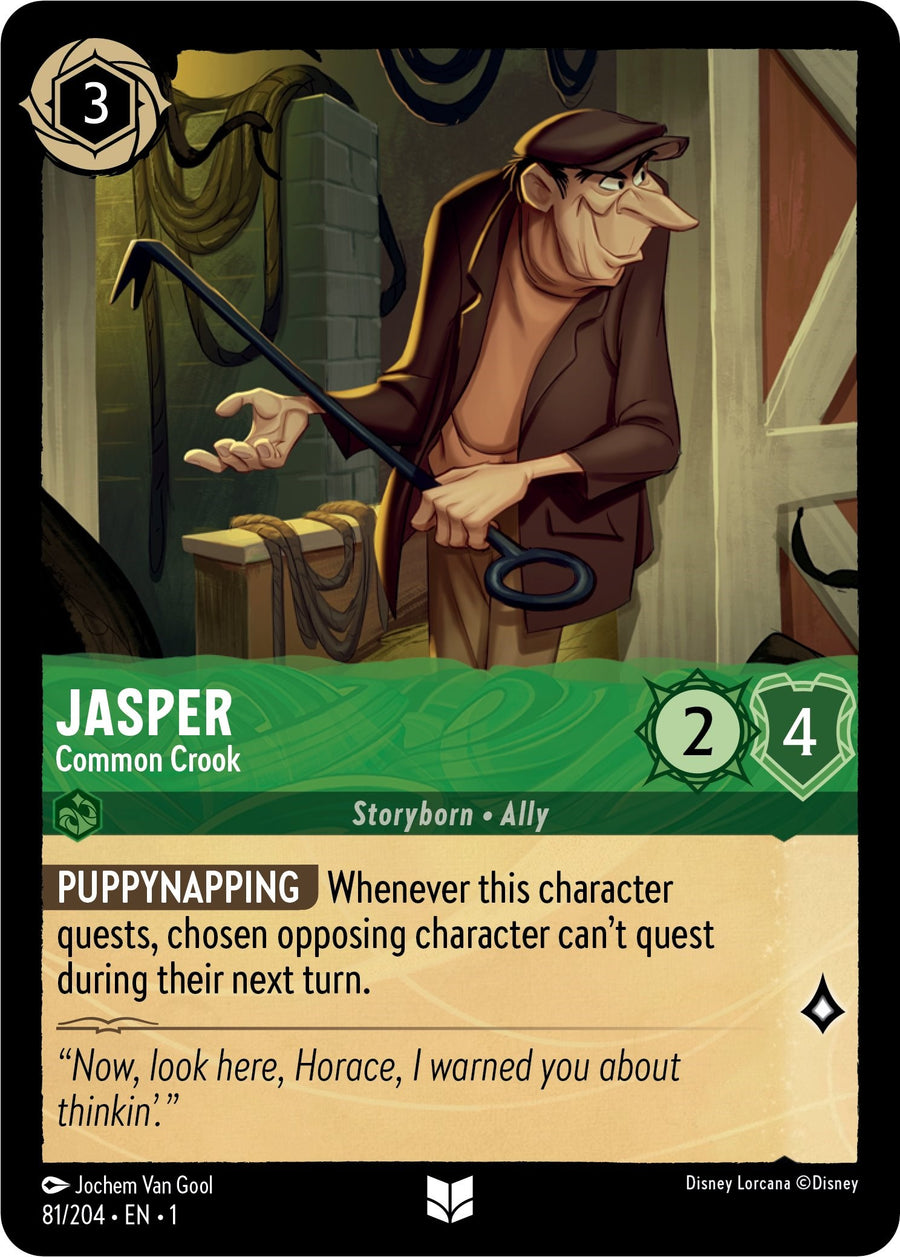 Jasper - Common Crook – The First Chapter (Disney Lorcana)