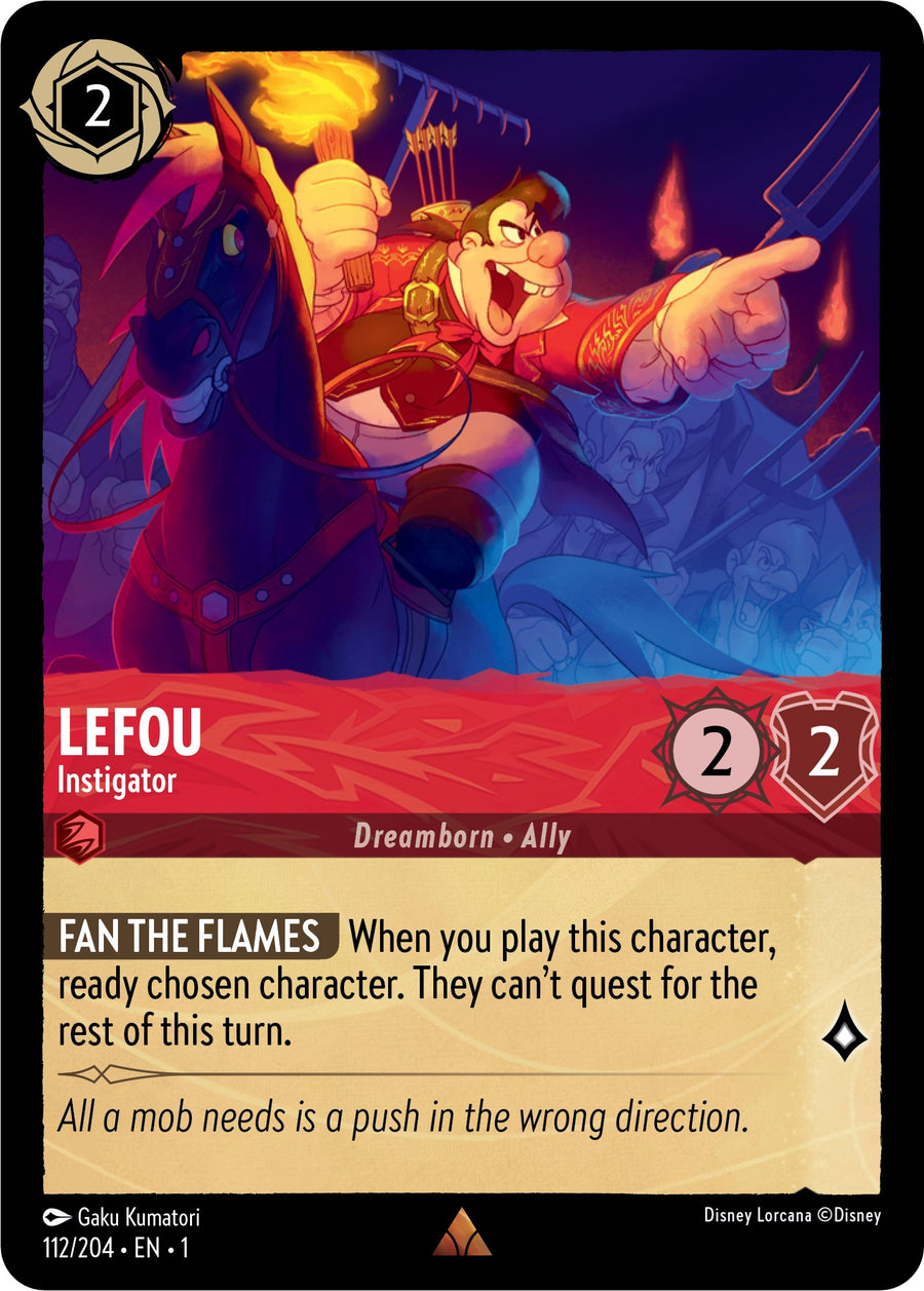 Lefou - Instigator – The First Chapter (Disney Lorcana)
